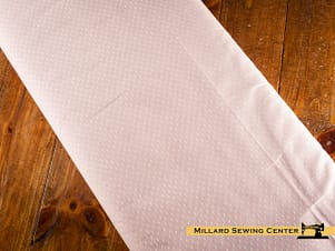 Cotton Fabric, 44" Ripple & Thread in Diamonds Rose by FIGO