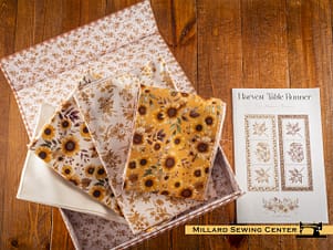 Quilt Kit, Table Runner, Modern Prairie Harvest on the Prairie by Riley Blake Designs