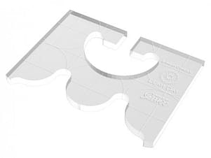 Quilting Ruler, 2” Circle (1/4” & 1/8") by Grace