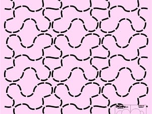 Quilting Template, Winding Way by Westalee Design