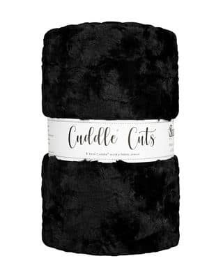 Minky, 2 Yard Luxe Cuddle Cuts in Luna Black by Shannon Fabrics