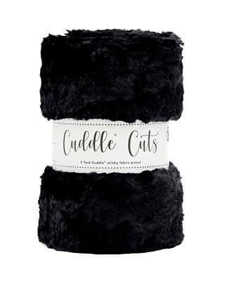 Minky, 2 Yard Luxe Cuddle Cuts in Marble Black by Shannon Fabrics