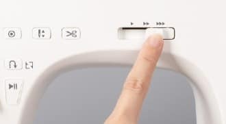 Speed Control SliderEasily adjustable speed slider.