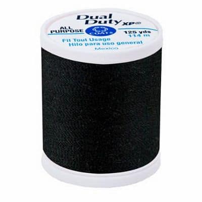 Coats & Clark Dual Duty XP 125yds (Black)