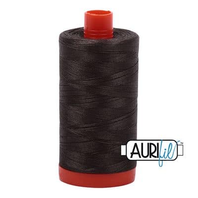 50wt Cotton Thread in 5013 Asphalt by Aurifil