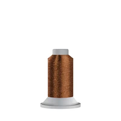 Glisten, Metallic Wrapped Rayon NO. 40 Thread in 60955 Copper by FilTec