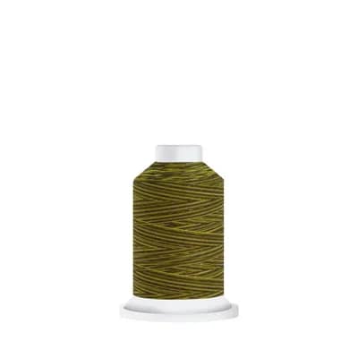 40wt Variegated Cotton Thread in Pesto by Harmony - Image 2