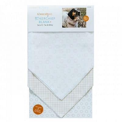 Pet Kerchief Embroidery Blanks, Set of 2, in Various Designs by Kimberbell - Image 4