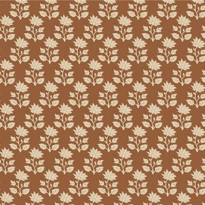 Cotton Fabric, 44" Wide in Caramel by Tilda