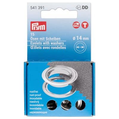 Eyelets, 11-14mm Sizes Available in 11 Colors by Prym - Image 22