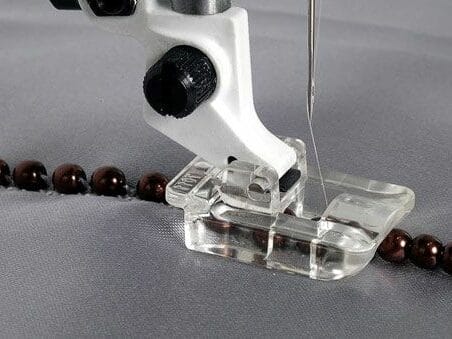Beading Foot, 4mm For Most Husqvarna Viking Brand Sewing Machines - Image 3