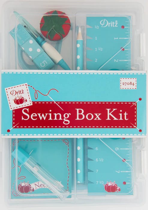 Sewing Box Kit Available in Orange and Blue by Dritz - Image 2