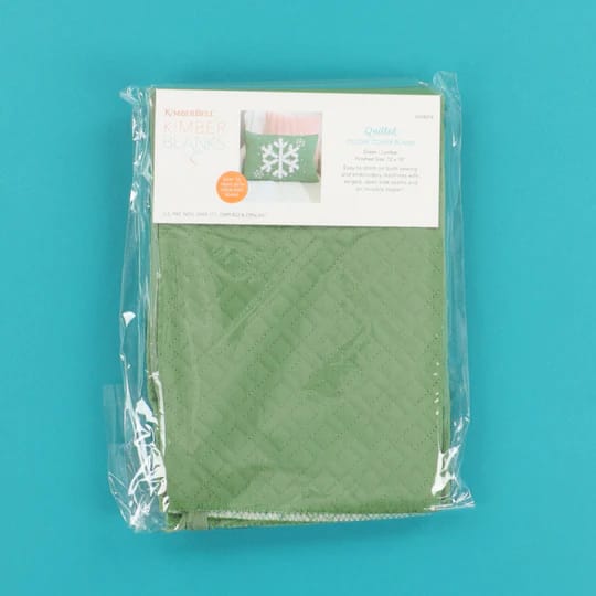 Embroidery Blank, Pillow Cover in Green by Kimberbell