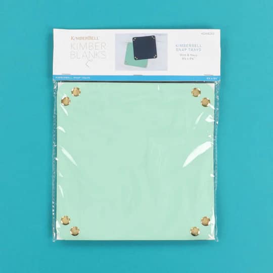 Snap Trays in Mint & Navy or Red & Tan by Kimberbell