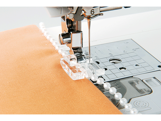 Pearls and Sequins Foot, 7mm for Brother Sewing Machines