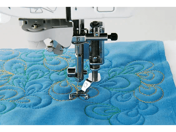 Metal Free Motion Open Toe Foot for Brother Sewing Machines
