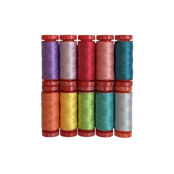 The Wellness Collection by Sarah Ashford, 12wt & 50wt Thread Collection by Aurifil