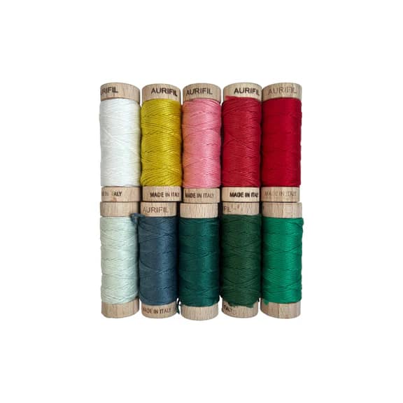 Nutcracker Tradition, a Jennifer Long Collection by Aurifil - Image 2