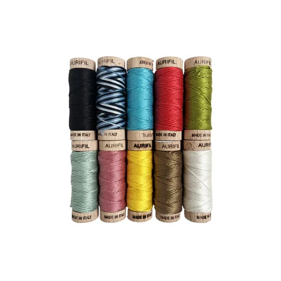 Chicken Scratch Embroidery, a Carolyn Forster Collection by Aurifil - Image 2