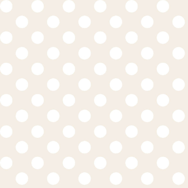 Cotton Fabric, 108″ Wide Kimberbell Basics in Cream Dots by Maywood Studio