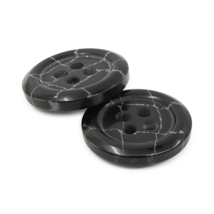Buttons, Round 18mm In Black, Recycled Plastic, 3 Pack by Dritz - Image 6