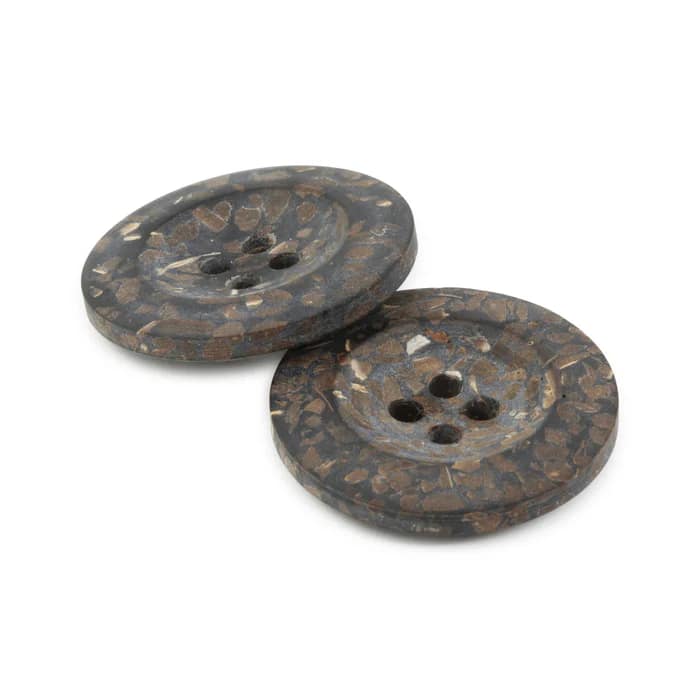 Buttons, Round 23mm In Brown, Recycled Coconut, 2 Pack by Dritz - Image 6