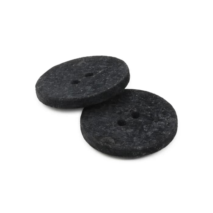 Buttons, Round 23mm In Black, Recycled Cotton, 2 Pack by Dritz - Image 6