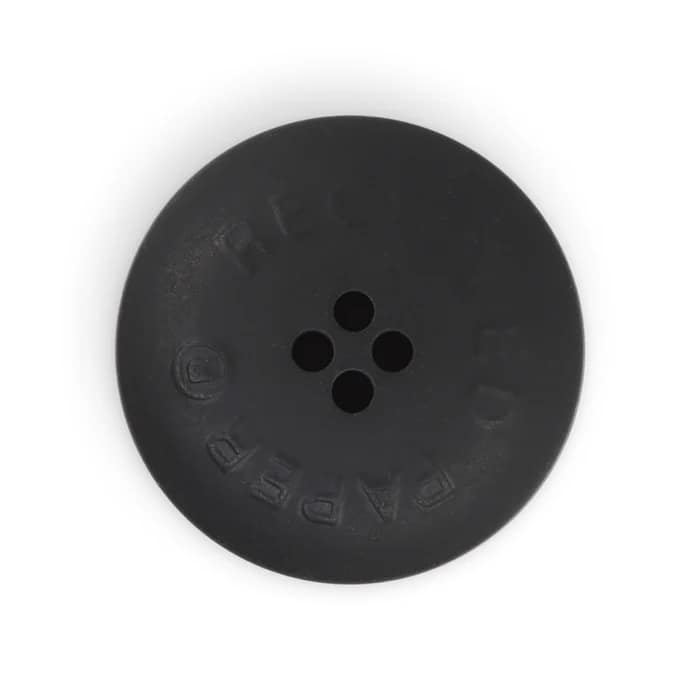 Buttons, Round 28mm In Black, Recycled Paper, 1 Pack by Dritz - Image 3