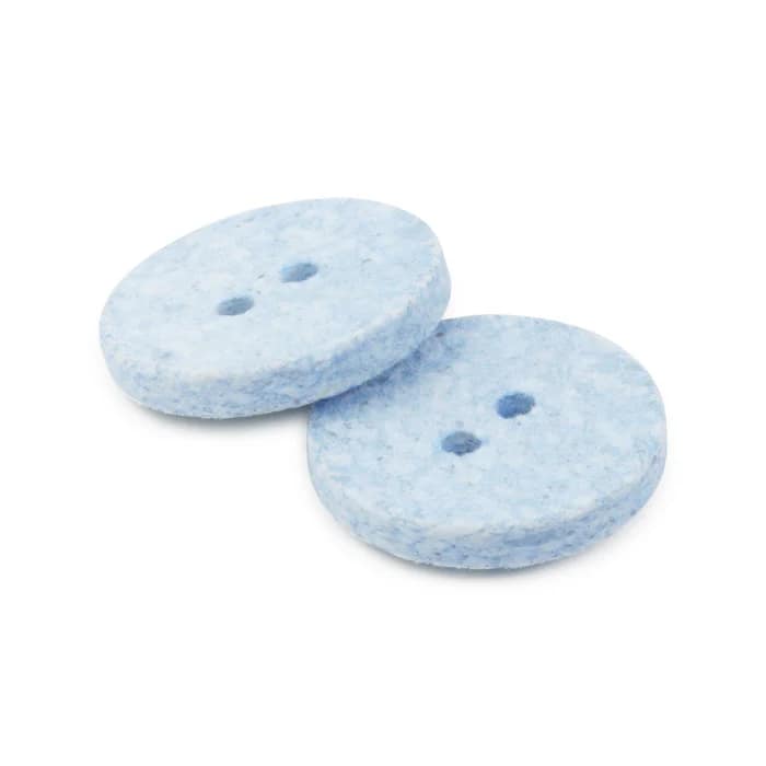 Buttons, Round 18mm In Blue, Recycled Cotton, 3 Pack by Dritz - Image 6