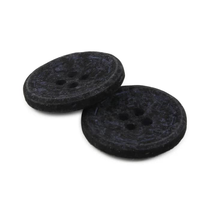 Buttons, Round 20mm In Black, Recycled Cotton, 3 Pack by Dritz - Image 6