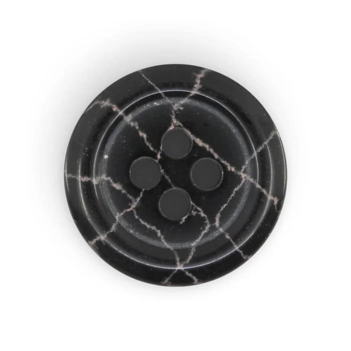 Buttons, Round 18mm In Black, Recycled Plastic, 3 Pack by Dritz - Image 2