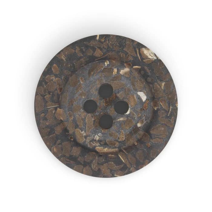 Buttons, Round 23mm In Brown, Recycled Coconut, 2 Pack by Dritz - Image 2