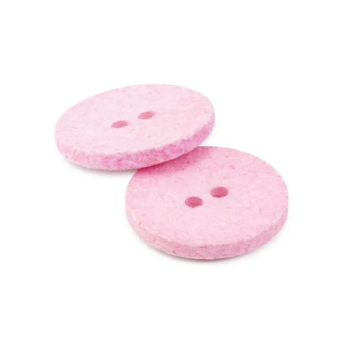 Buttons, Round 23mm In Pink, Recycled Cotton, 2 Pack by Dritz - Image 6