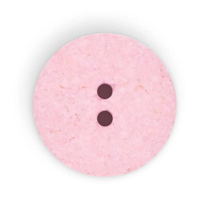 Buttons, Round 23mm In Pink, Recycled Cotton, 2 Pack by Dritz - Image 3