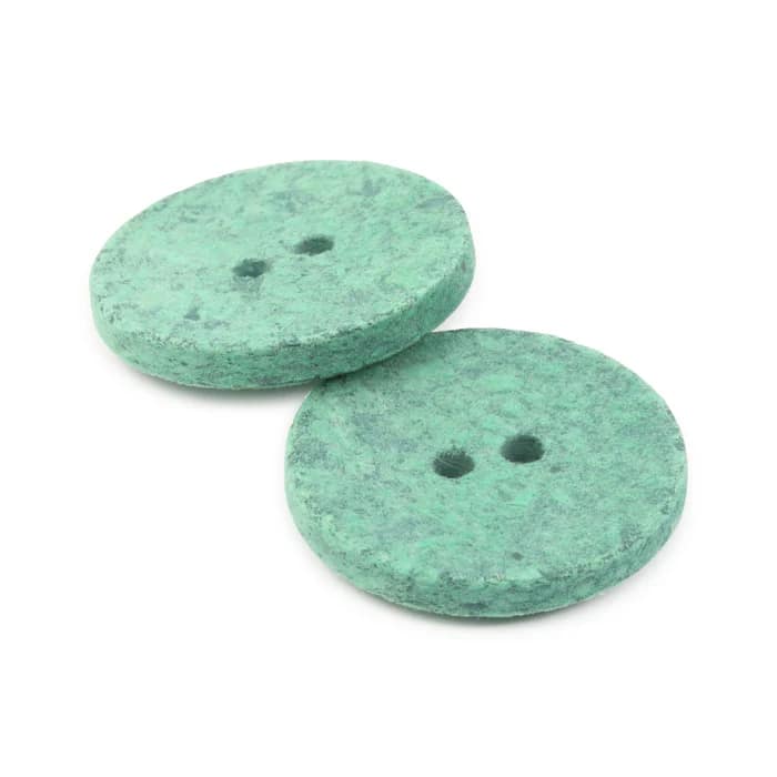 Buttons, Round 23mm In Green, Recycled Cotton, 2 Pack by Dritz - Image 6