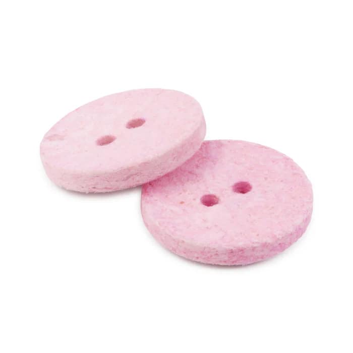 Buttons, Round 18mm In Pink, Recycled Cotton, 3 Pack by Dritz - Image 6