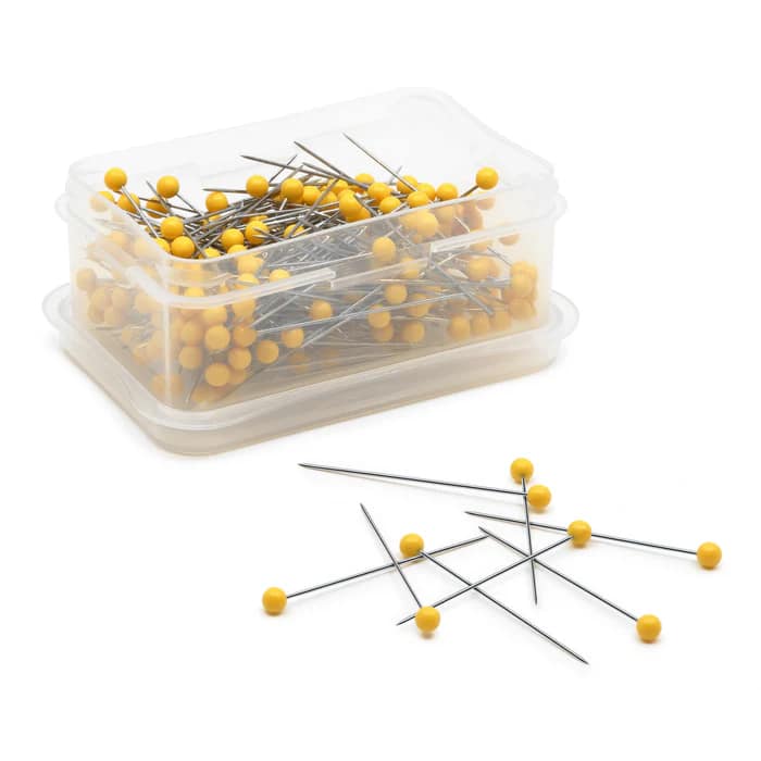 Pins, Ball Pins, Extra-Long Yellow 250 Piece Set by Dritz - Image 3