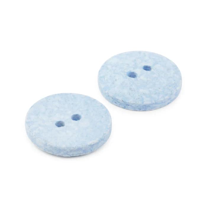 Buttons, Round 18mm In Blue, Recycled Cotton, 3 Pack by Dritz - Image 5