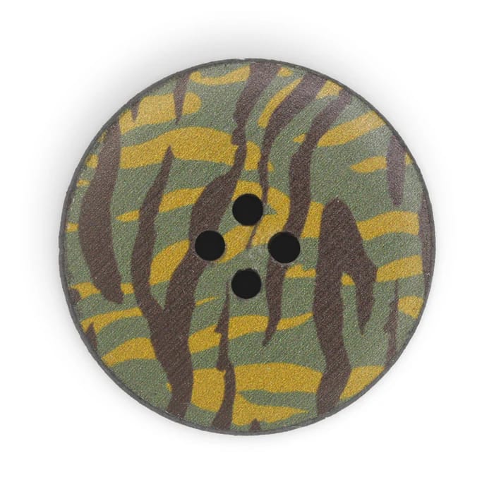 Buttons, Round 30mm In Multicolored, Recycled Leather, 1 Pack by Dritz - Image 2