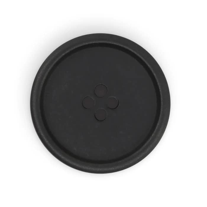 Buttons, Round 28mm In Black, Recycled Paper, 1 Pack by Dritz - Image 2