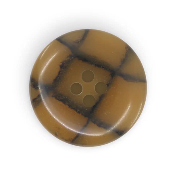 Buttons, Round 23mm In Brown, Recycled Plastic, 2 Pack by Dritz - Image 3