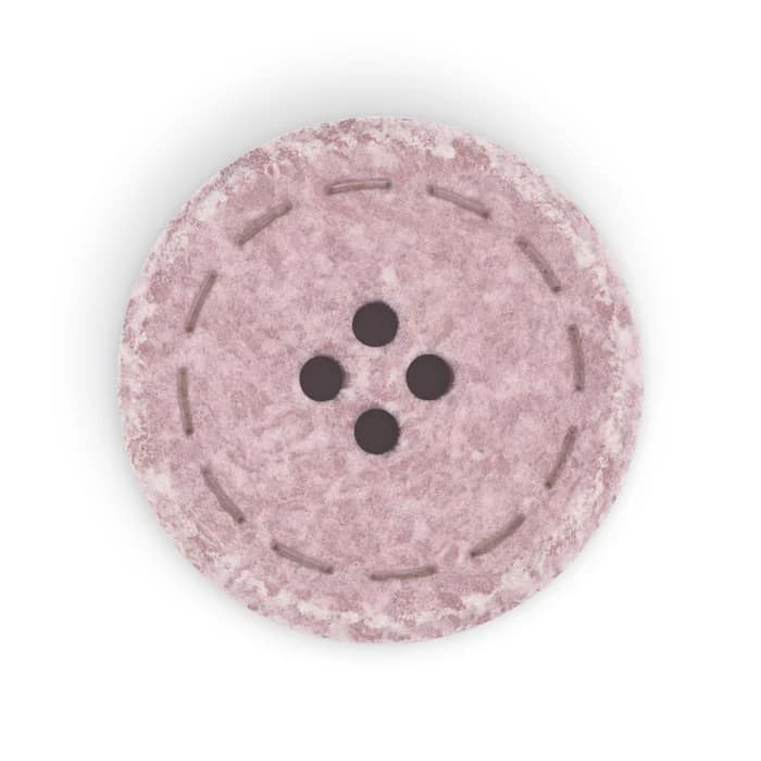 Buttons, Round 25mm In Mauve, Recycled Cotton, 2 Pack by Dritz - Image 2
