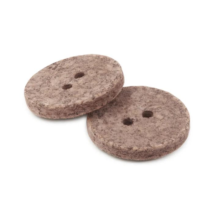 Buttons, Round 18mm In Brown, Recycled Cotton, 3 Pack by Dritz - Image 6