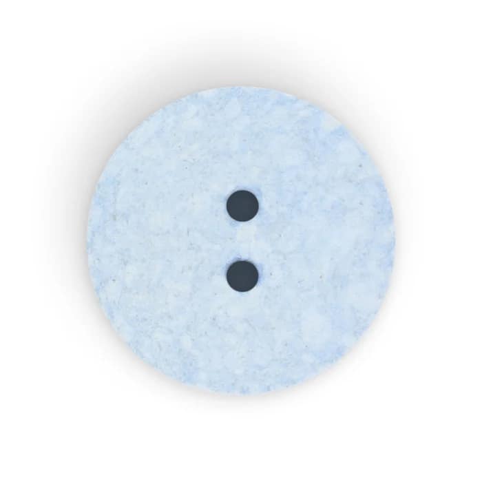 Buttons, Round 18mm In Blue, Recycled Cotton, 3 Pack by Dritz - Image 2