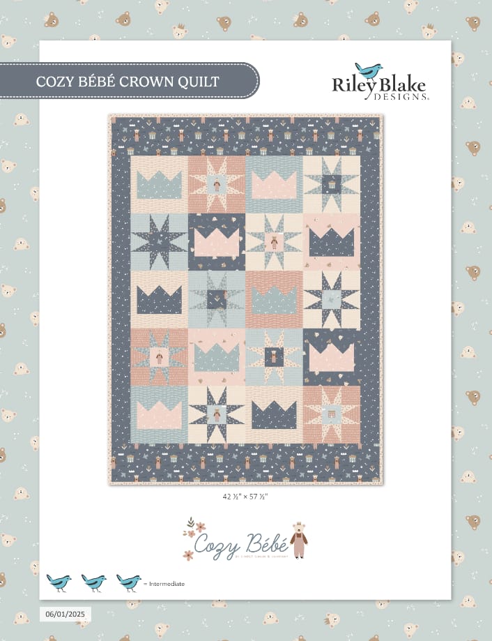 Pattern, Cozy Bebe Quilt by Riley Blake Designs (Download)