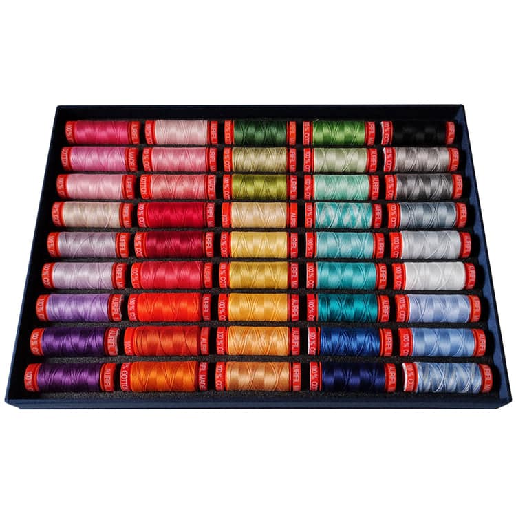 Best Selection, 50wt Cotton Thread Set by Aurifil