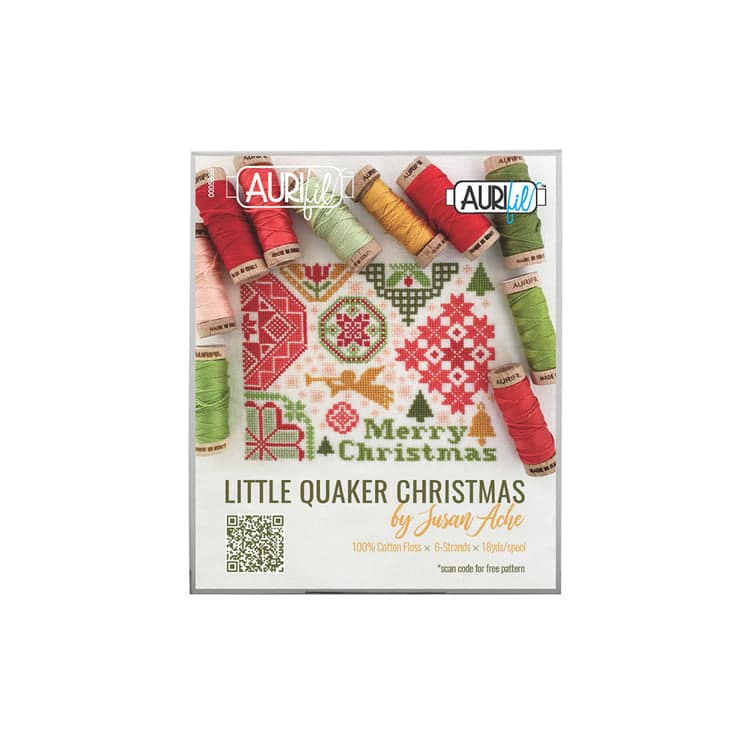 Little Quaker Christmas by Susan Ache, Aurifloss Set by Aurifil - Image 2