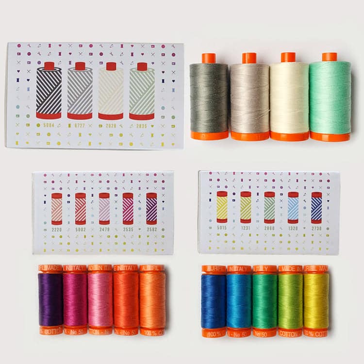 Homemade by Tula Pink, 50wt Cotton Thread Set by Tula Pink