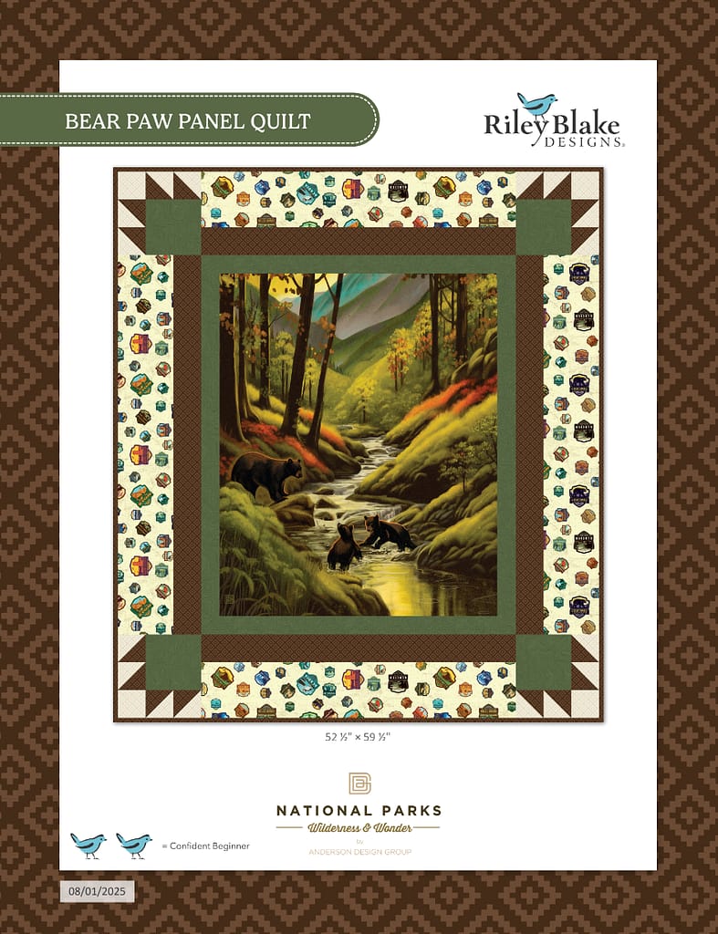 RBD Bear Paw Panel Pattern