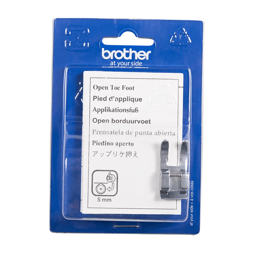 Open Toe Foot, 5mm for Brother Sewing Machines